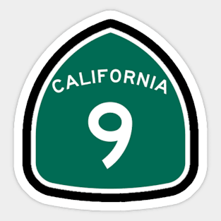 California Highway 9 Sign Sticker